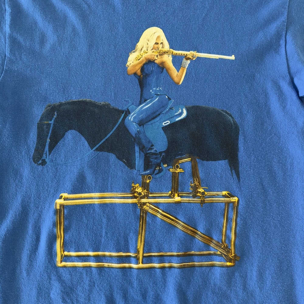 Beyonce American Requiem Long Sleeve Tee-Blue-Sz M-Cowboy Carter Tour 2025 Merch - Picture 2 of 14